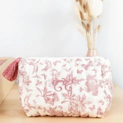 Trousse de toilette Toile de Jouy