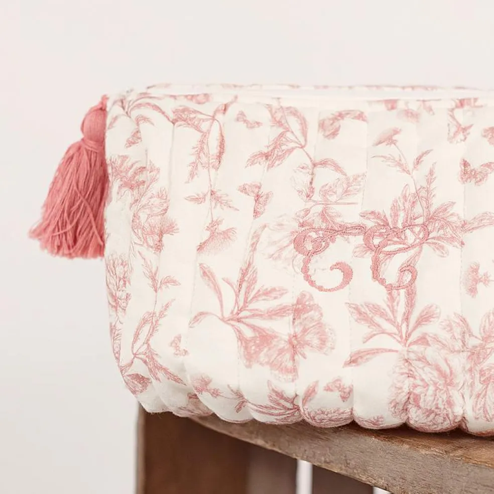 Trousse de toilette Toile de Jouy