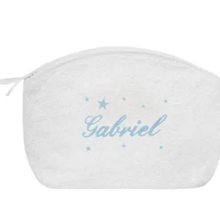 Trousse de toilette étoile bleu (personnalisable)