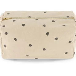 Trousse de toilette Vic Cœur sable