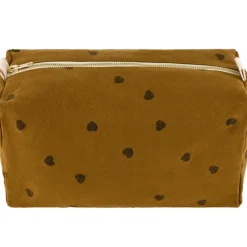 Trousse de toilette Vic Cœur cumin