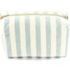 Trousse de toilette Vic éponge rayée blue cloud