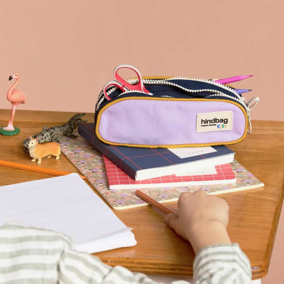 Trousse double Malo Lilas