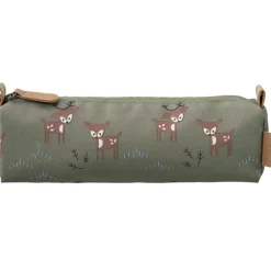Trousse scolaire Faon olive
