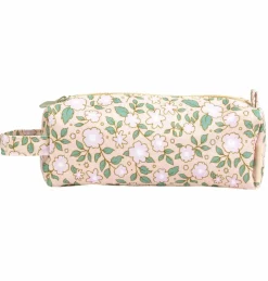 Trousse scolaire Fleurs rose