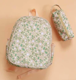 Trousse scolaire Fleurs rose