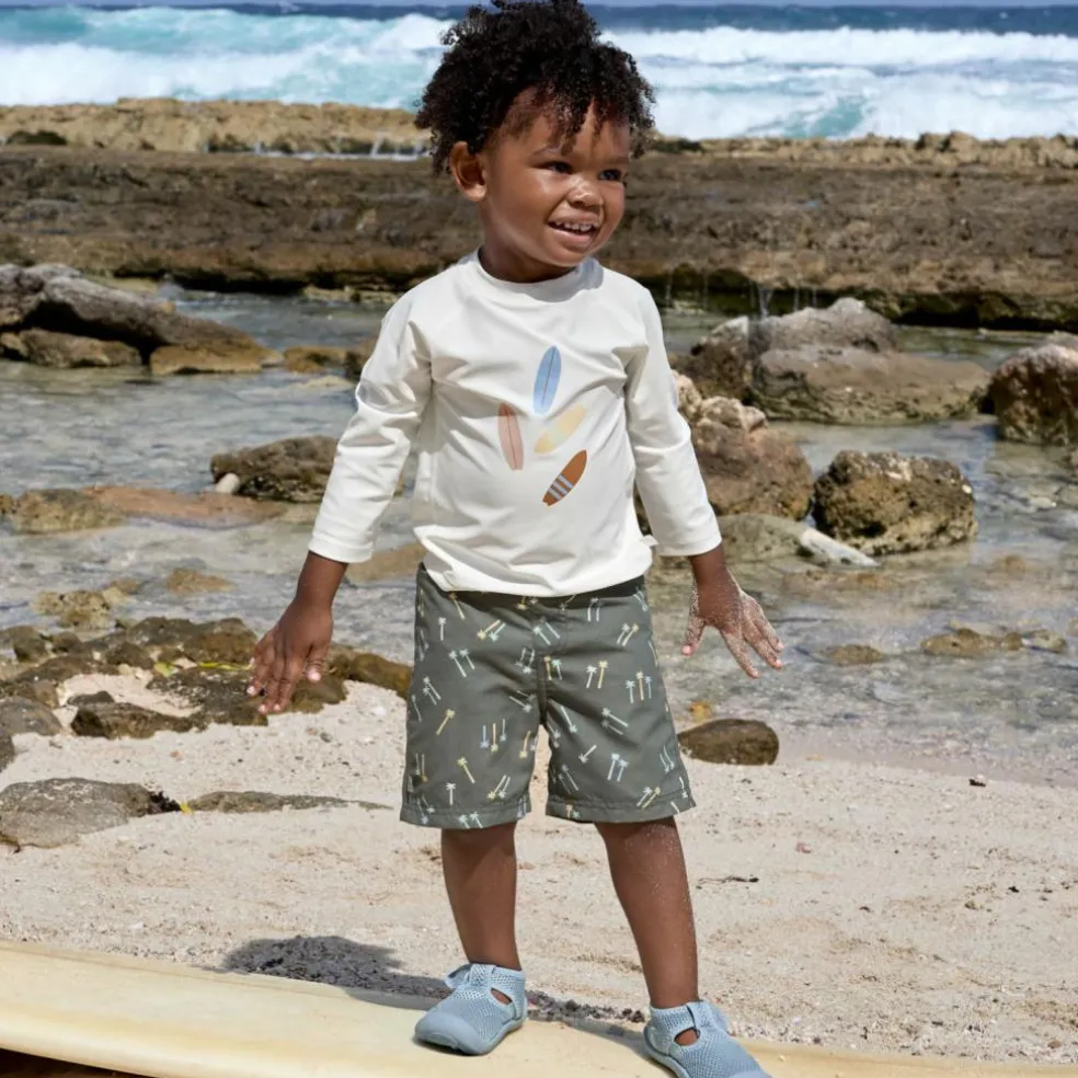 T-shirt anti-UV 4 Planches écru (13-18 mois)