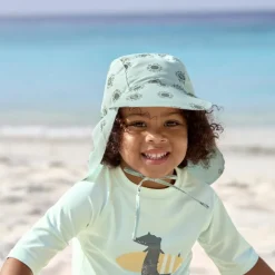 T-shirt anti-UV Crocodile vert écume (13-18 mois)