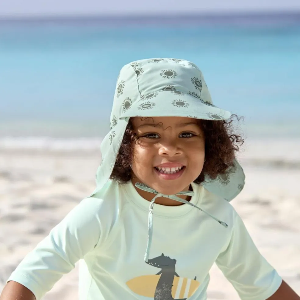 T-shirt anti-UV Crocodile vert écume (13-18 mois)