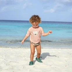 T-shirt anti-UV Leopard pink (13-18 mois)