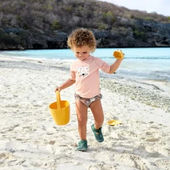 T-shirt anti-UV Leopard pink (7-12 mois)