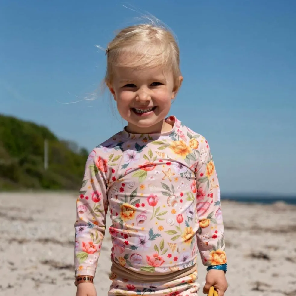 T-shirt anti-UV manches longues Ocean Blossom (1-2 ans)