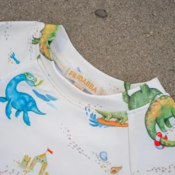 T-shirt anti-UV manches longues Dino beach (1-2 ans)