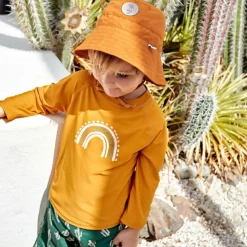 T-shirt anti-UV Rainbow gold (13-18 mois)
