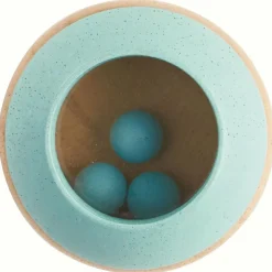 Têtes sensorielles en bois pastel