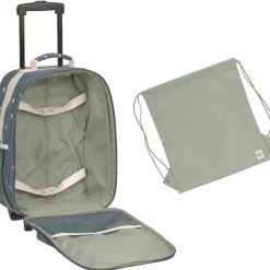 Valise à roulettes Happy Prints bleu nuit