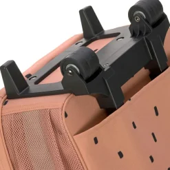 Valise à roulettes Happy Prints caramel