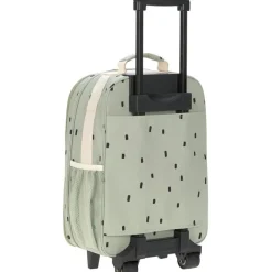 Valise à roulettes Happy Prints olive clair