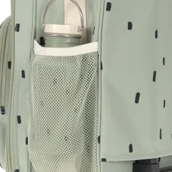 Valise à roulettes Happy Prints olive clair