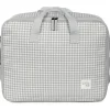 Valise de maternité I love vichy gris