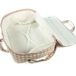 Valise de maternité Remy rose