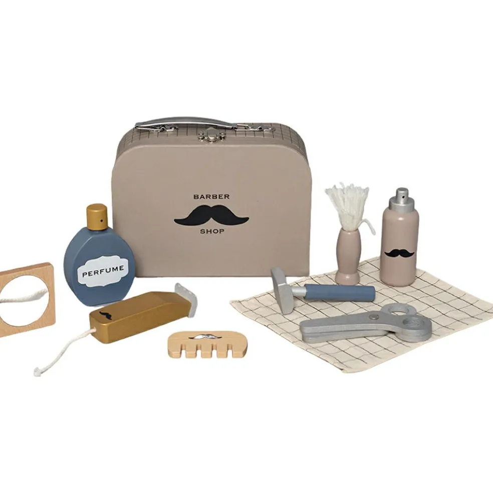 Valisette de barbier en bois