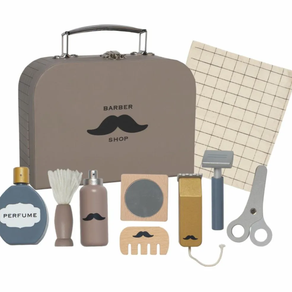 Valisette de barbier en bois