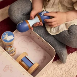 Valisette de jeu Mes premiers jouets sensoriels en bois