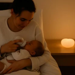 Veilleuse d’allaitement Ruby vieux rose