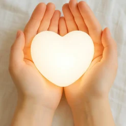 Veilleuse d’allaitement Ruby gris clair