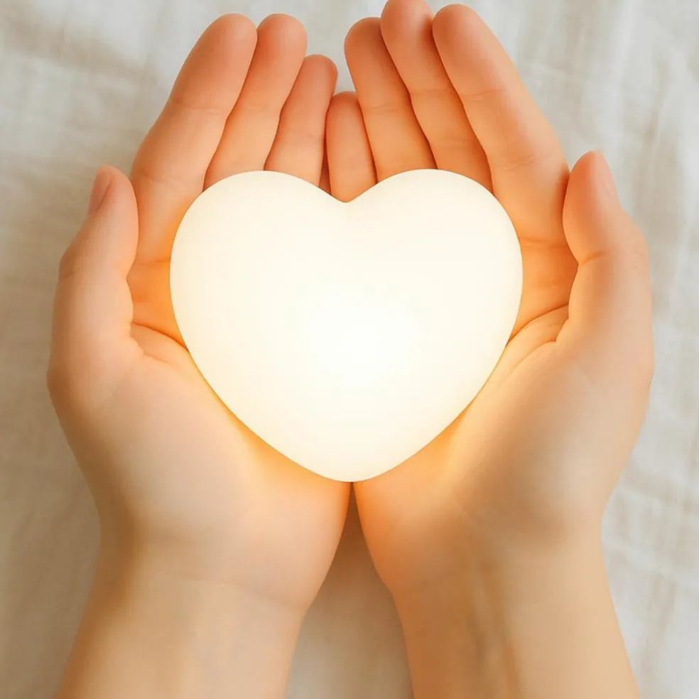 Veilleuse d’allaitement Ruby gris clair