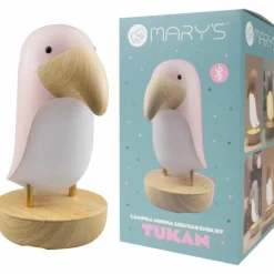 Veilleuse et enceinte Bluetooth Toucan Rose