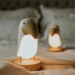 Veilleuse et enceinte Bluetooth Toucan Blanc