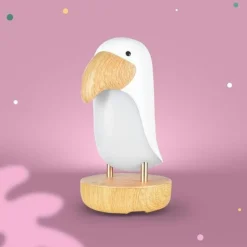 Veilleuse et enceinte Bluetooth Toucan Blanc