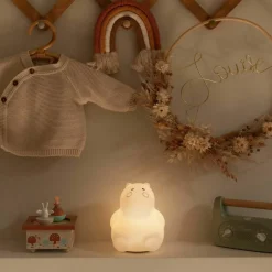 Veilleuse Hippo musicale bluetooh en silicone (15 cm)