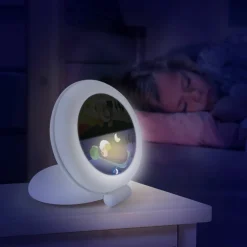 Veilleuse indicateur de réveil Kid'Sleep Globetrotter blanc