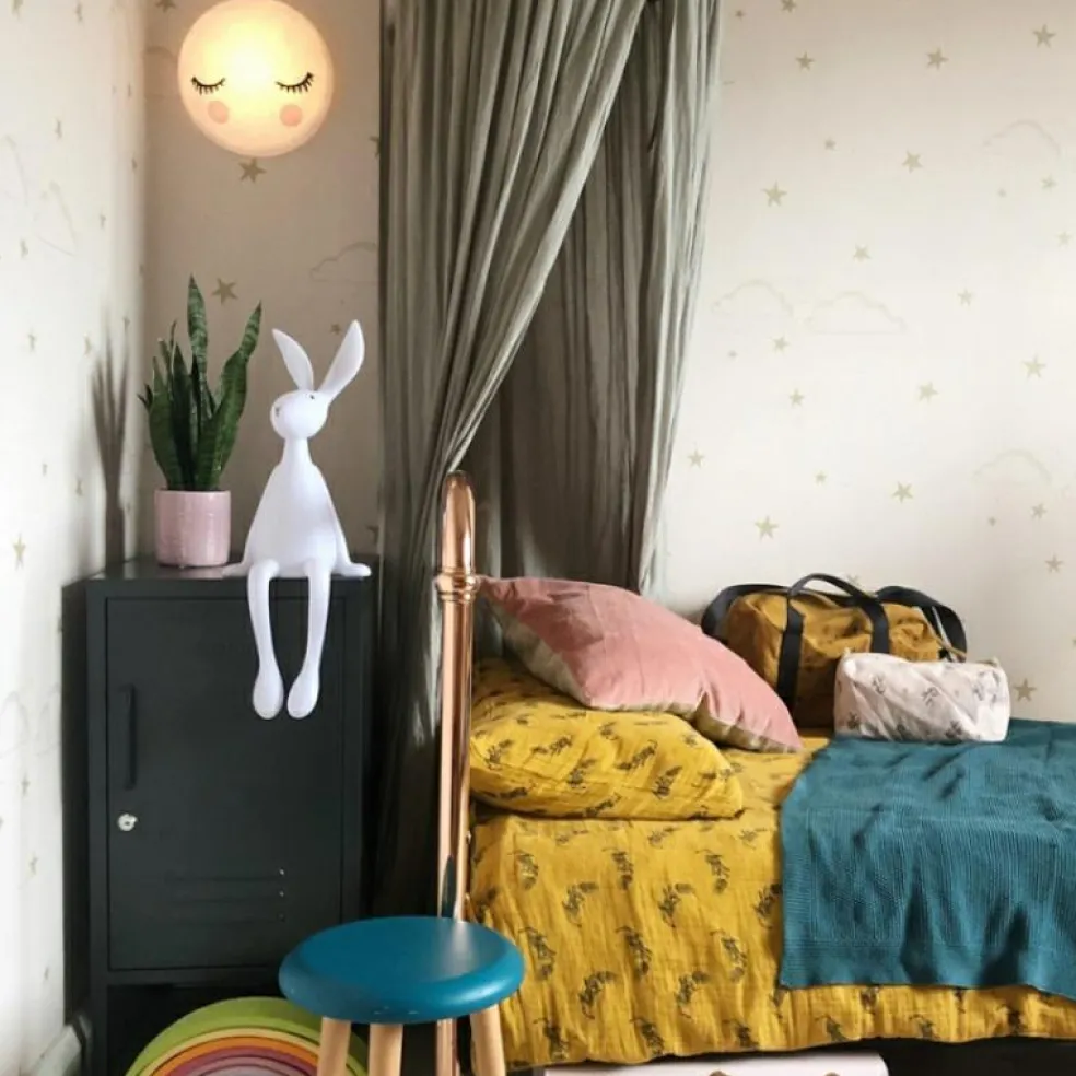 Veilleuse lune Miss Moon (25 cm)