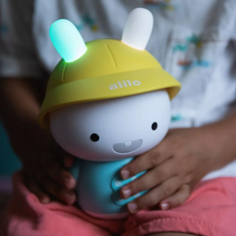 Veilleuse musicale Baby Bunny bleu