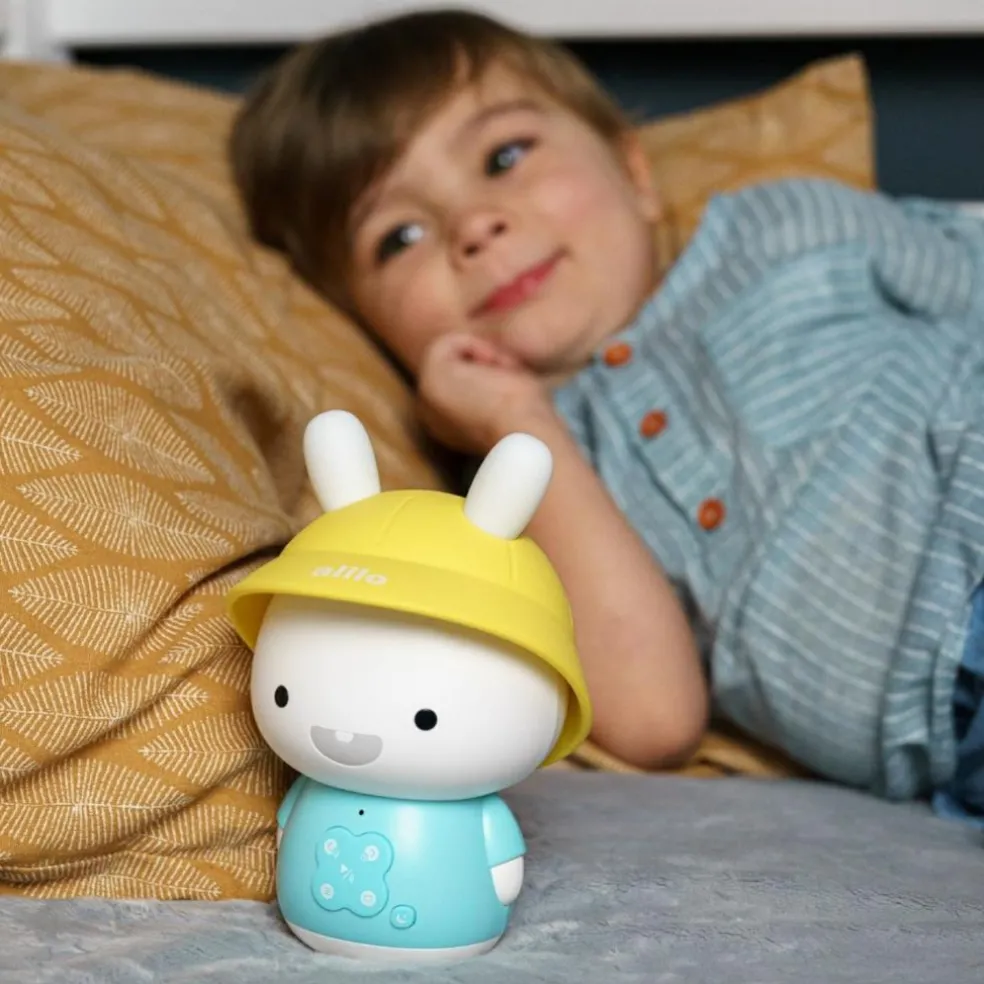 Veilleuse musicale Baby Bunny bleu