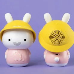 Veilleuse musicale Baby Bunny rose