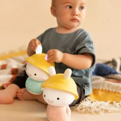 Veilleuse musicale Baby Bunny rose