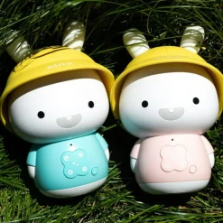 Veilleuse musicale Baby Bunny rose