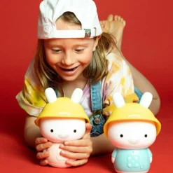 Veilleuse musicale Baby Bunny rose