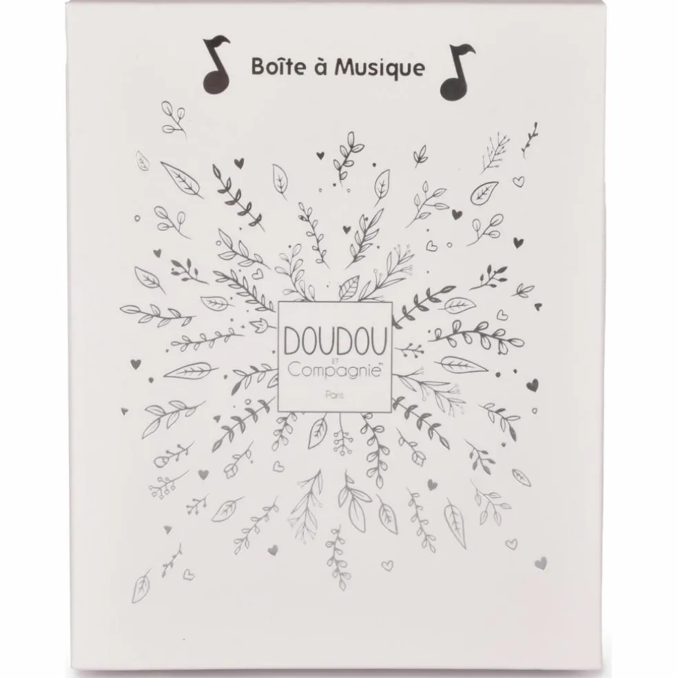 Veilleuse musicale projection d'étoiles ours blanc