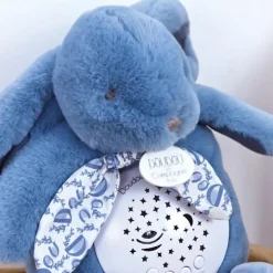 Veilleuse musicale projections d'étoiles bleu (24 cm)