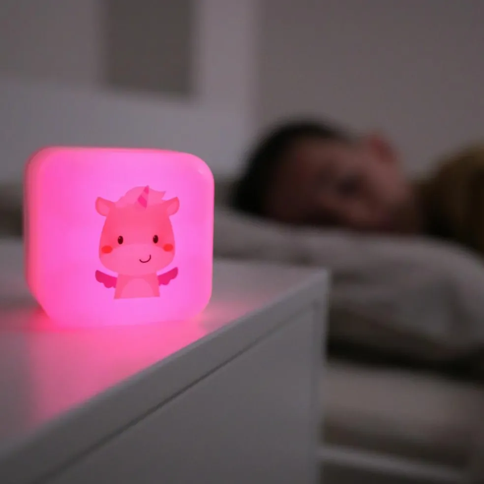 Veilleuse nomade Cube B Lily la Licorne