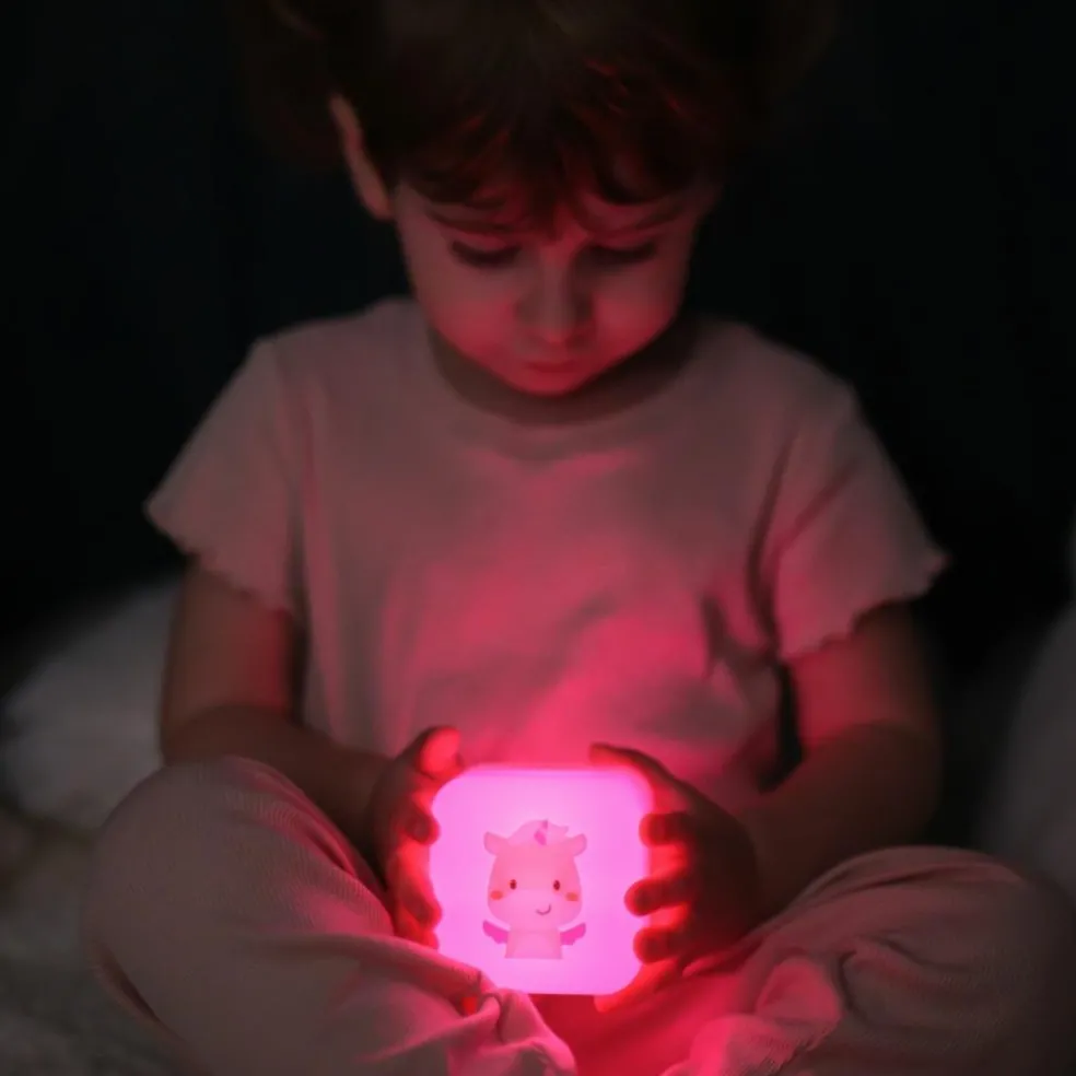 Veilleuse nomade Cube B Lily la Licorne