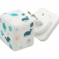 Veilleuse nomade Cube B Océan