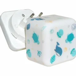 Veilleuse nomade Cube B Océan