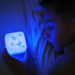 Veilleuse nomade Cube B Océan